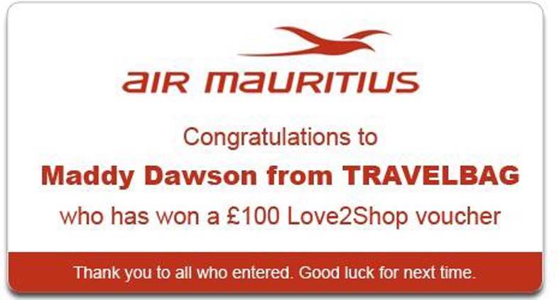 Air Mauritius Competition Winner