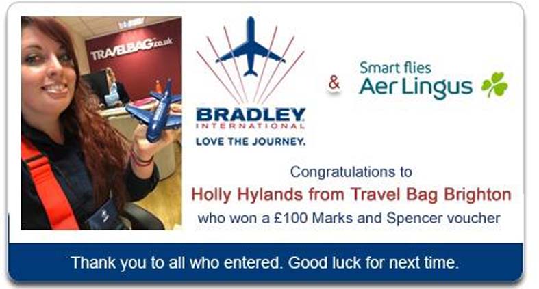 Bradley Airport & Aer Lingus Competition Winner