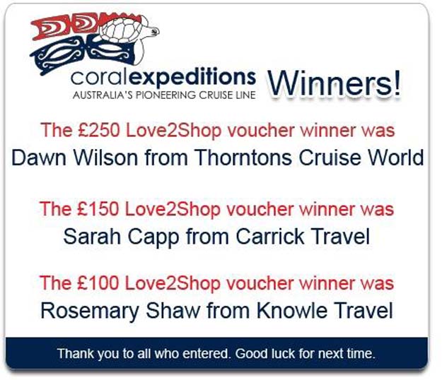 Coral Expeditions Competition Winner