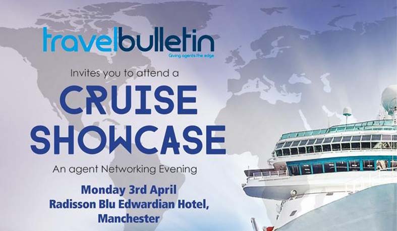 Cruise Showcase, Monday 3rd April, Manchester