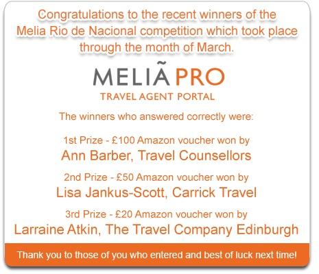 Melia Hotal Competition Winner